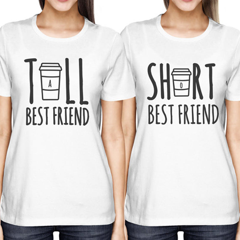 "Tall" and "Short" Matching Coffee Lovers T-Shirt