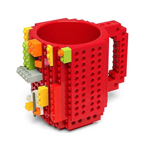 12oz Build-On Brick Mug (Red)