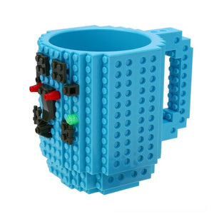 12oz Build-On Brick Mug (Blue)